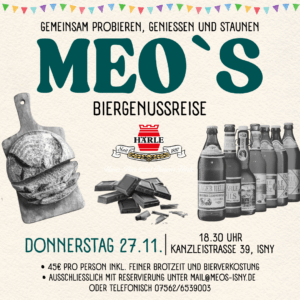 Bierverkostung mit Brauerei Härle